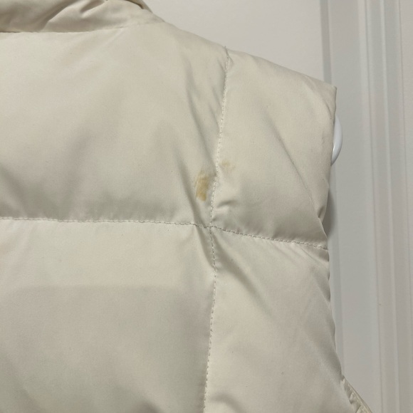 Eddie Bauer Women’s Goose Down Ivory Vest small - Picture 10 of 10